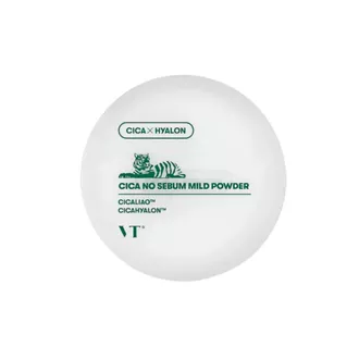 VT Cosmetics Cica No Sebum Mild Powder bespalvė biri matinė pudra, 5 g.