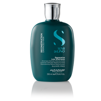 AlfaParf Milano Semi Di Lino Reparative Low atkuriamasis šampūnas, 250 ml.