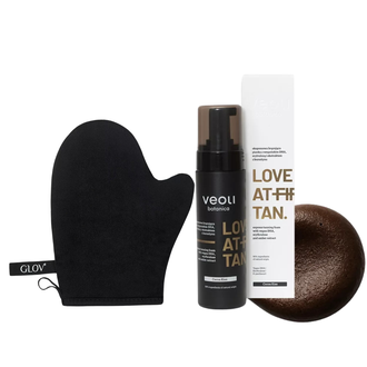 Veoli Botanica + Glov Tan Mitt savaiminio įdegio rinkinys
