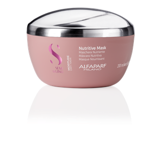 AlfaParf Milano Semi Di Lino Nutritive drėkinanti kaukė sausiems plaukams, 200 ml.