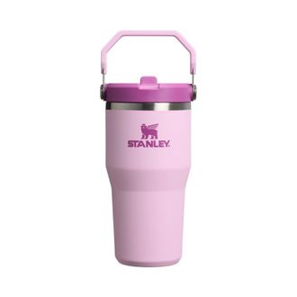 Stanley IceFlow Flip Straw gertuvė, rožinė, 0.6 l.