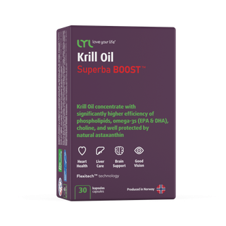 LYL Krill Oil Superba Boost Omega 3 šaltinis