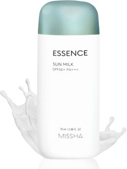 Missha All Around Safe Block Essence Sun Milk SPF50+ pienelis nuo saulės, 70 ml.