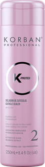 Korban K-Protein Cuticle Sealer-2 glotninatis plaukų kremas, 250 ml.
