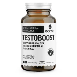 Ecosh Testoboost, 90 kapsulių