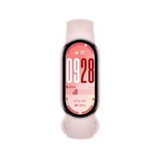 Xiaomi Smart Band 10 išmanioji apyrankė, rožinė
