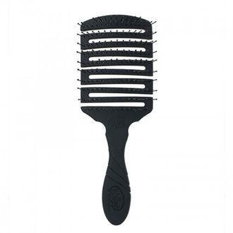 WetBrush Pro Flex Dry Paddle stačiakampis plaukų džiovinimo šepetys, juodas