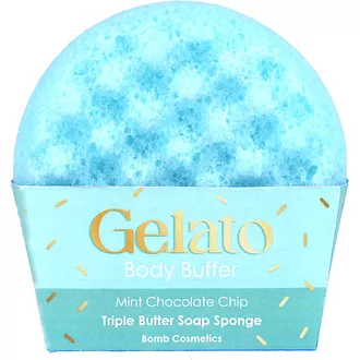 Bomb Cosmetics Mint Choc Chip Gelato kūno plaušinė su muilu