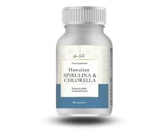 GraSole Hawaiian Spirulina & Chlorella maisto papildas, 90 kapsulių