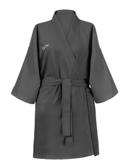 GLOV Kimono-style Absorbent Bathrobe Black
