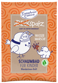 Dresdner Essenz 'Vandens žygis!' burbulinė vonia vaikams, mandarinų kvapo 40 ml.