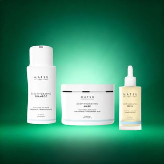 Matsu Deep Hydrating giliai plaukus drėkinantis rinkinys su serumu