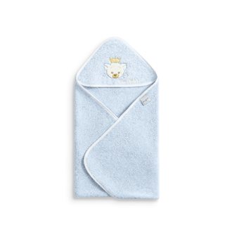 Pierre Cardin vaikiškas rankšluostis su gobtuvu,  dangaus mėlynos spalvos