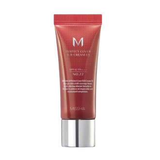 Missha M Perfect Cover BB Cream SPF42/PA+++ BB kremas, No.22 Cool Sand, 20 ml.