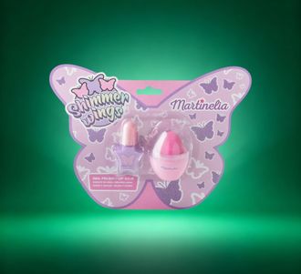 Martinelia Shimmer Wings Nail & Lips Duo kosmetikos rinkinys