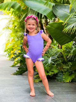 Sugarskingarments by Simona Lipne vaikiškas maudymosi kostiumėlis-  Balerina, violetinė