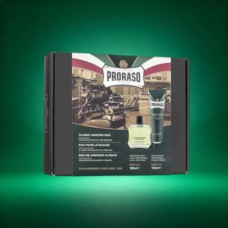 Proraso Duo Pack Refresh Shaving Cream & Lotion skutimosi rinkinys