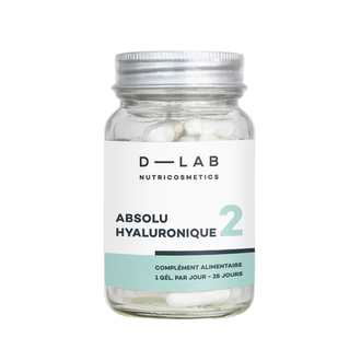 D-LAB Nutricosmetics Absolu Hyaluronique hialurono rūgštis, 28 kapsulės
