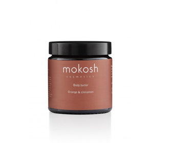 Mokosh Orange & Cinnamon atkuriamasis kūno sviestas, 120 ml.