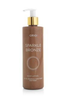 Grigi Sparkle Bronze blizgus kūno losjonas su atspalviu, Beach Bronze, 300 ml.