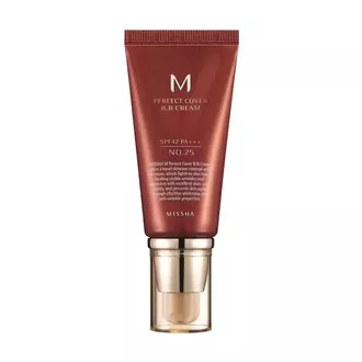 Missha M Perfect Cover BB Cream SPF42/PA+++ BB kremas, No.25 Warm Beige, 50 ml.