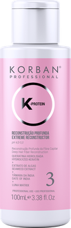 Korban K-Protein Extreme Reconstructor- 3 atstatomoji plaukų priemonė, 100 ml.
