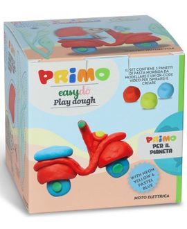 Primo modelinas, Elektrinis dviratis, 3 spalvų x 60 g.