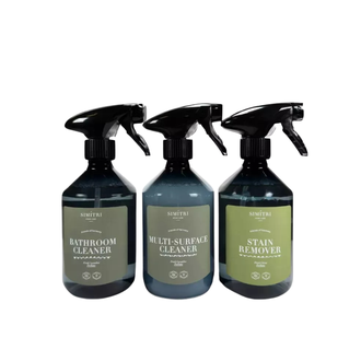SIMITRI įvairių paviršių, vonios ir skalbinių dėmių valiklių rinkinys