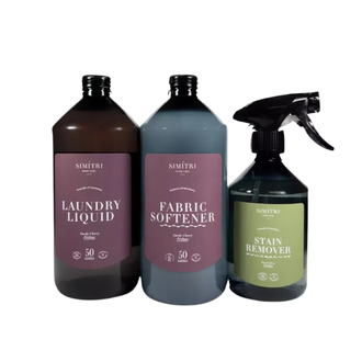 SIMITRI skystas skalbiklis su probiotikais, audinių minkštiklis ir skalbinių dėmių valiklis, Smoky Cherry