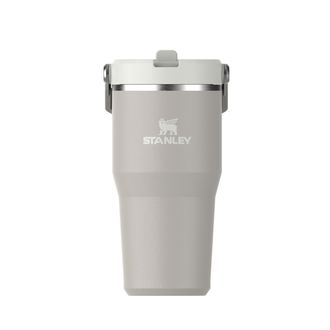 Stanley IceFlow Flip Straw gertuvė, pilka, 0.6 l.