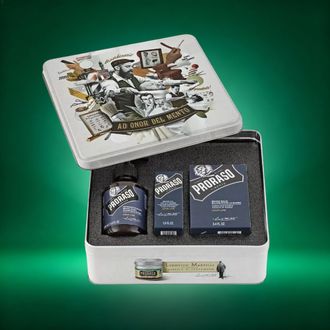 Proraso Azur Lime Vintage Beard Care Kit vintažinis barzdos rinkinys