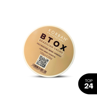 Korban Btox Brazilian Cacau plaukus atstatanti procedūra, 120 g.