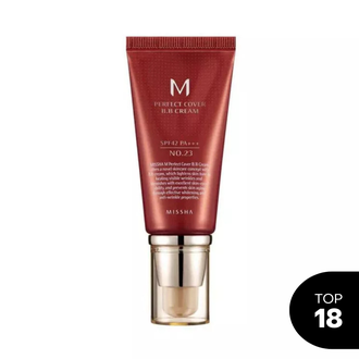 Missha M Perfect Cover BB Cream SPF42/PA+++ BB kremas, No.23 Natural Beige, 50 ml.