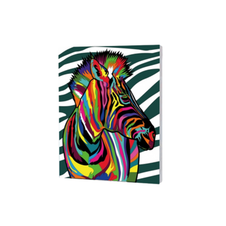 Splat Planet tapyba pagal skaičius, zebras
