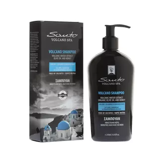 Santo Volcano šampūnas sausiems ir pažeistiems plaukams, 250 ml.