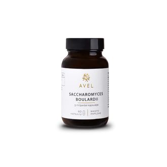 Avel Saccharomyces Boulardii, 60 kapsulių