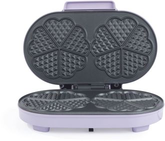 DOUBLE HEART SHAPED WAFFLE MAKER