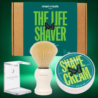 Men Rock The Life Shaver Sicilian Lime Essential Shaving Kit Skutimosi priemoniu rinkinys, 1vnt
