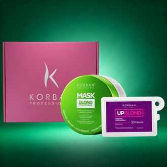 Korban atstatomasis šviesių plaukų rinkinys