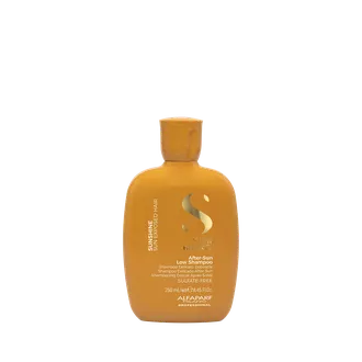 Alfaparf Semi Di Lino Sun Low drekinantis šampūnas po saulės vonių, 250 ml.