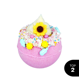 Bomb Cosmetics Here Comes The Sunflower vonios burbulas, 1 vnt.