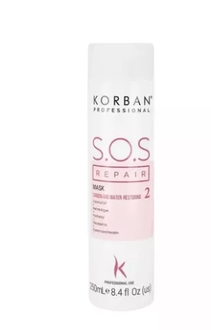 Korban S.O.S Repair atstatanti plaukų kaukė, 250 ml.