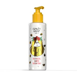 Crazy Hair Moisturizing Shampoo Medium Power Honey, 300 ml.
