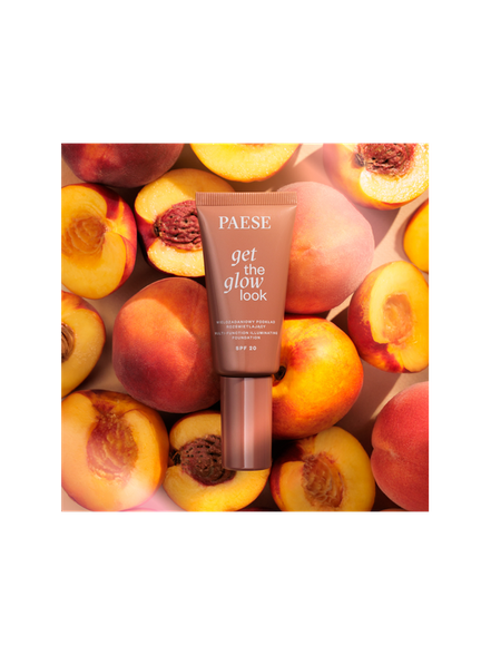 Paese Get The Glow Look daugiafunkcinis švytėjimą suteikiantis makiažo pagrindas, 3N Warm Beige, 30 ml.