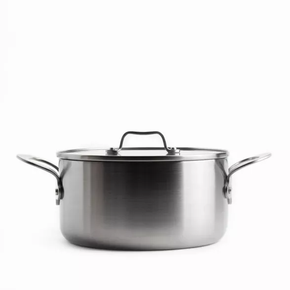 Mauviel 1830 puodas su stikliniu dangčiu, 24 cm