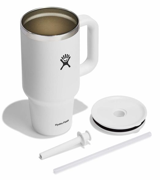 32 OZ ALL AROUND TRAVEL TUMBLER WHITE