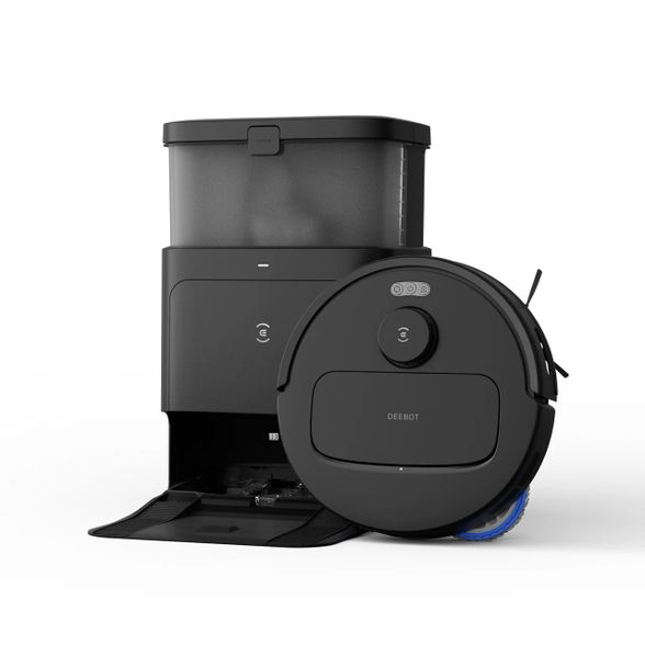 Ecovacs Deebot N30 Pro Omni plaunantis dulkių siurblys robotas, juodas
