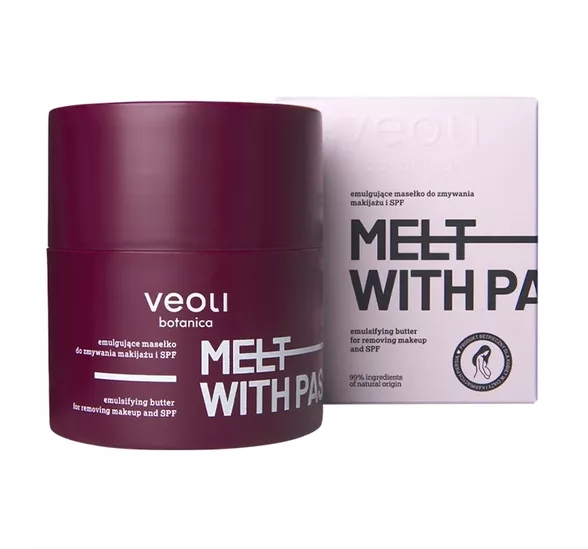 Veoli Botanica Melt With Passion valomasis makiažo sviestas, 40 g.