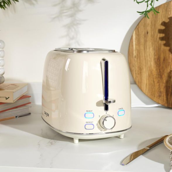 SALTER RETRO 2 SLICE TOASTER - CREAM