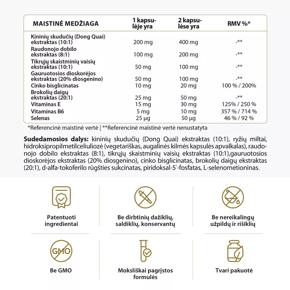 Avel hormonų harmonija, 60 kapsulių